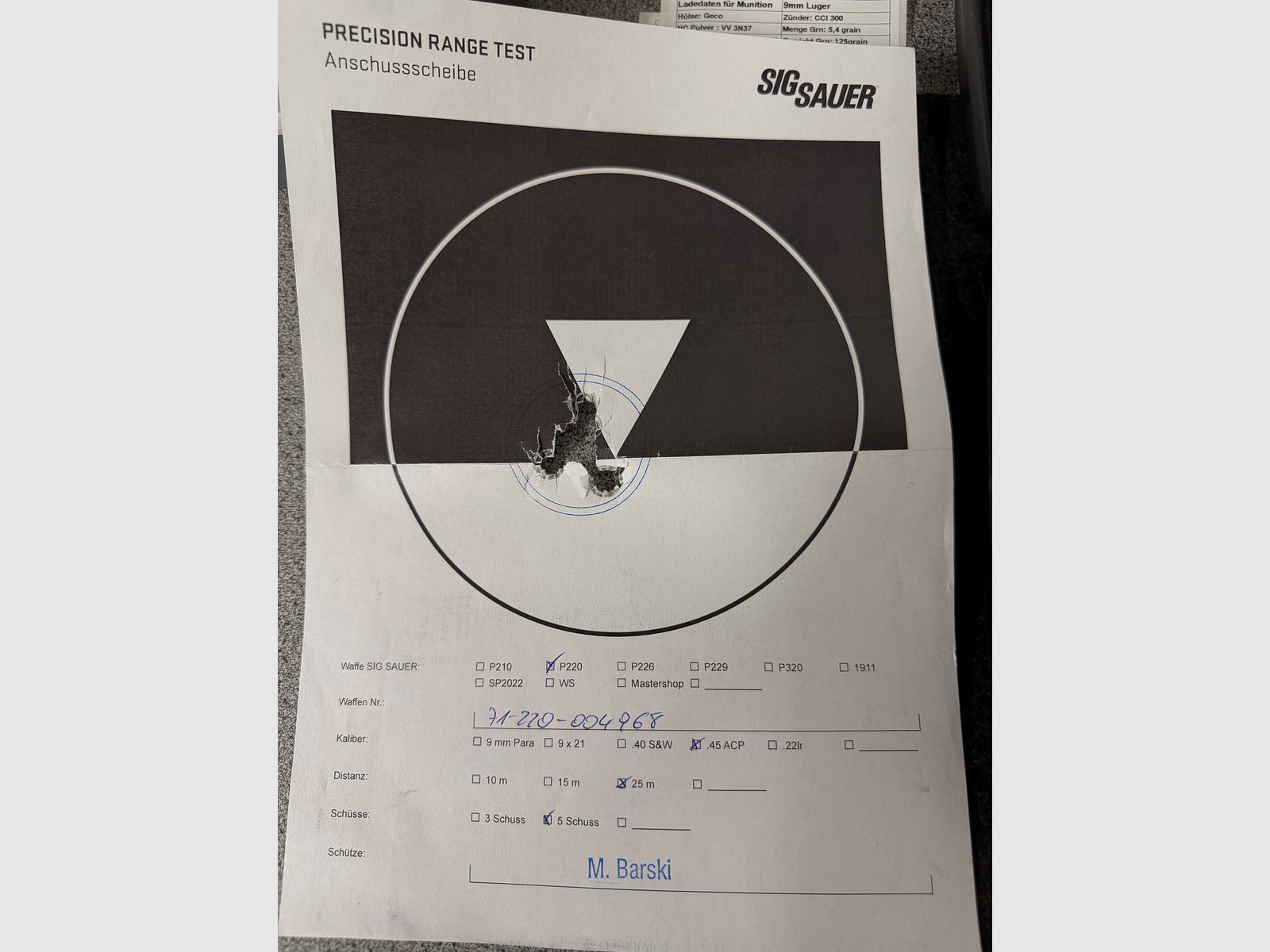 Sig Sauer P220 X-Six .45ACP 