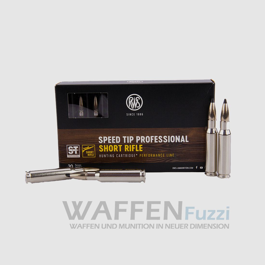 RWS Speed Tip Professional .308 165gr Short Rifle 20 Schuss