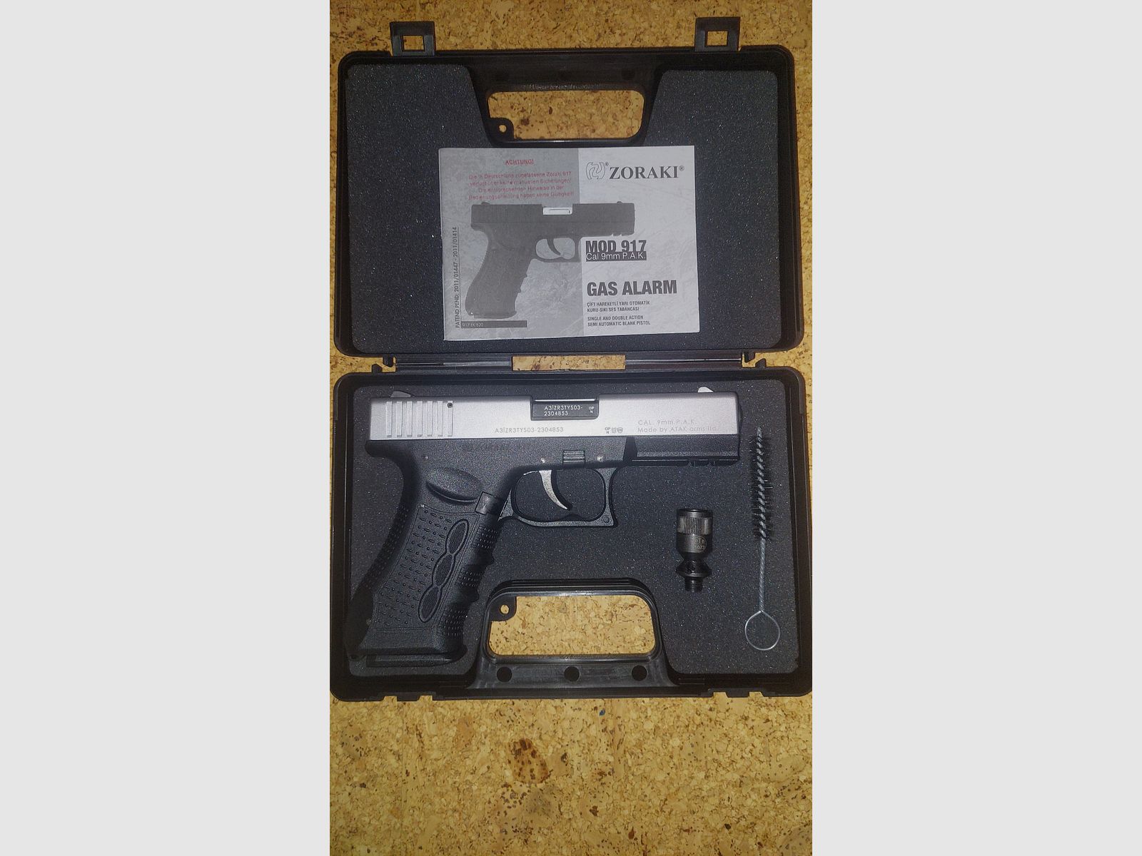 ZORAKI 917 MATT CHROM  (PTB 1073) Glock RG 96 Walther Reck Ekol , Bild 2 von 7