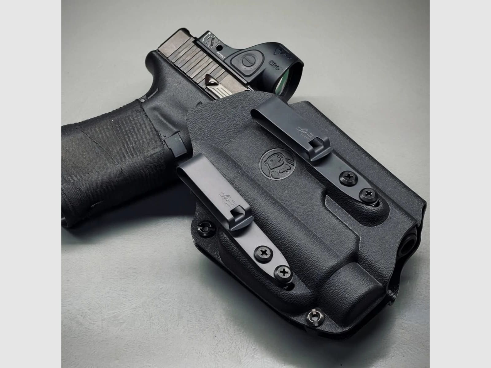 Capybura – Holster AIWB FRONTIER WML pour pistolet CZ P-10 C – TLR-7 – Noir – Droit, image 2 sur 2