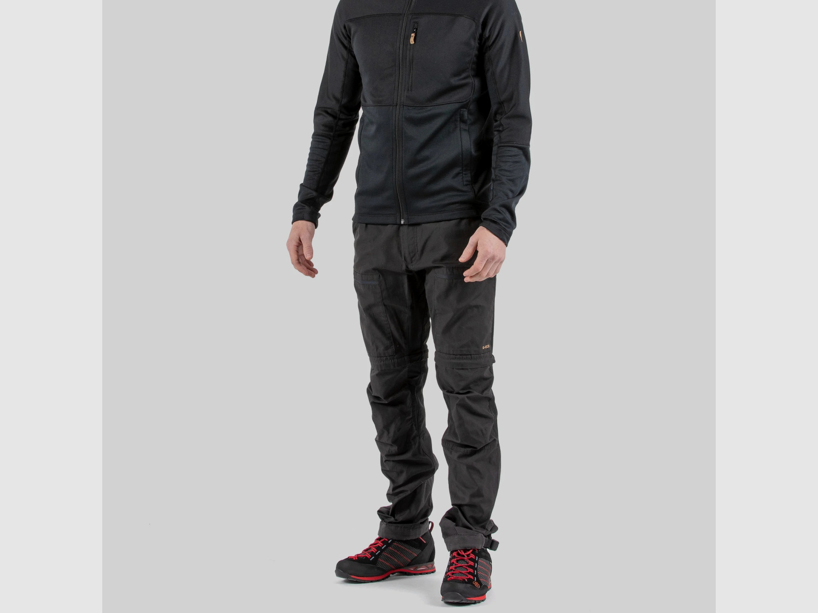 FJÄLLRÄVEN Abisko Lite Trekking Zip-off M Lang Zand- Tarmac