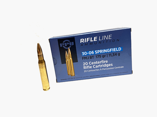 PPU .30-06Springfield FMJ BT 11,34g/175grs (A-449) 20Stk