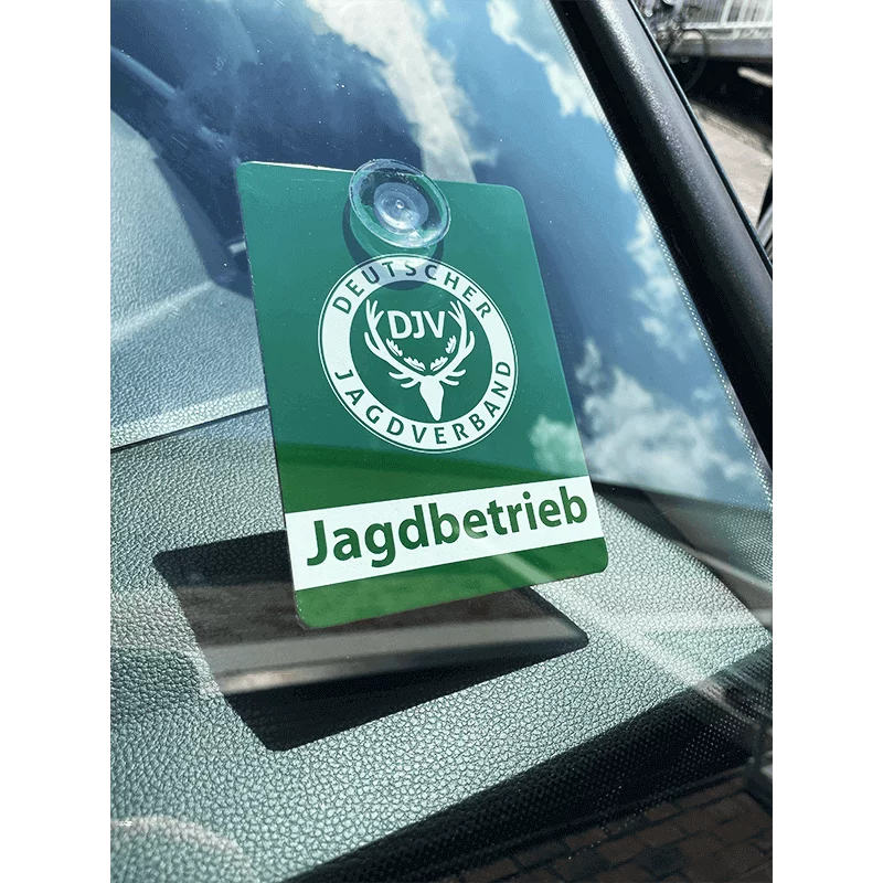 DJV Auto Panneau "Exploitation de Chasse" (Aluminium), image 3 sur 3
