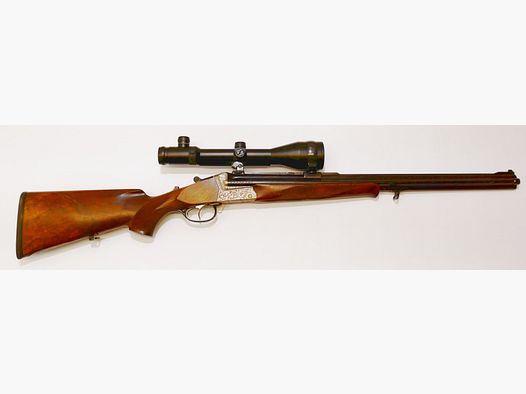 Krieghoff Trias 16/70,.30-06,.22Hornet Over and Under