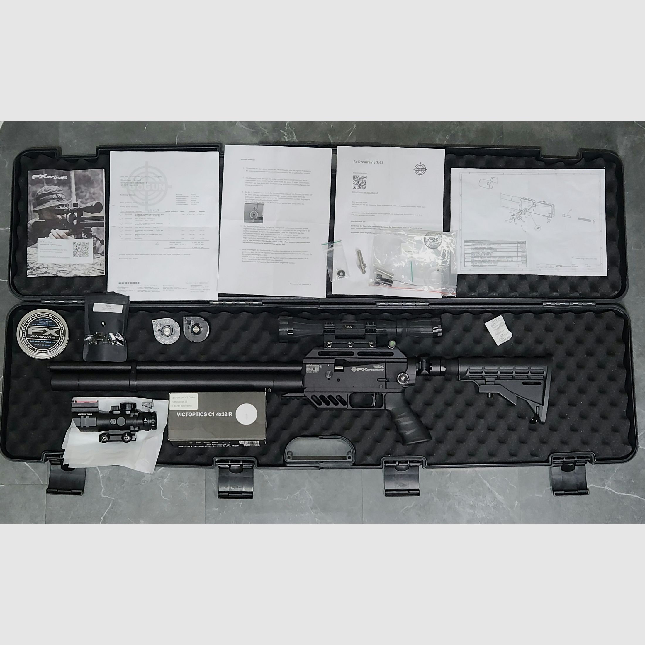 Fx dreamline Cal. 7,62mm Tactical mit Klappschaft 