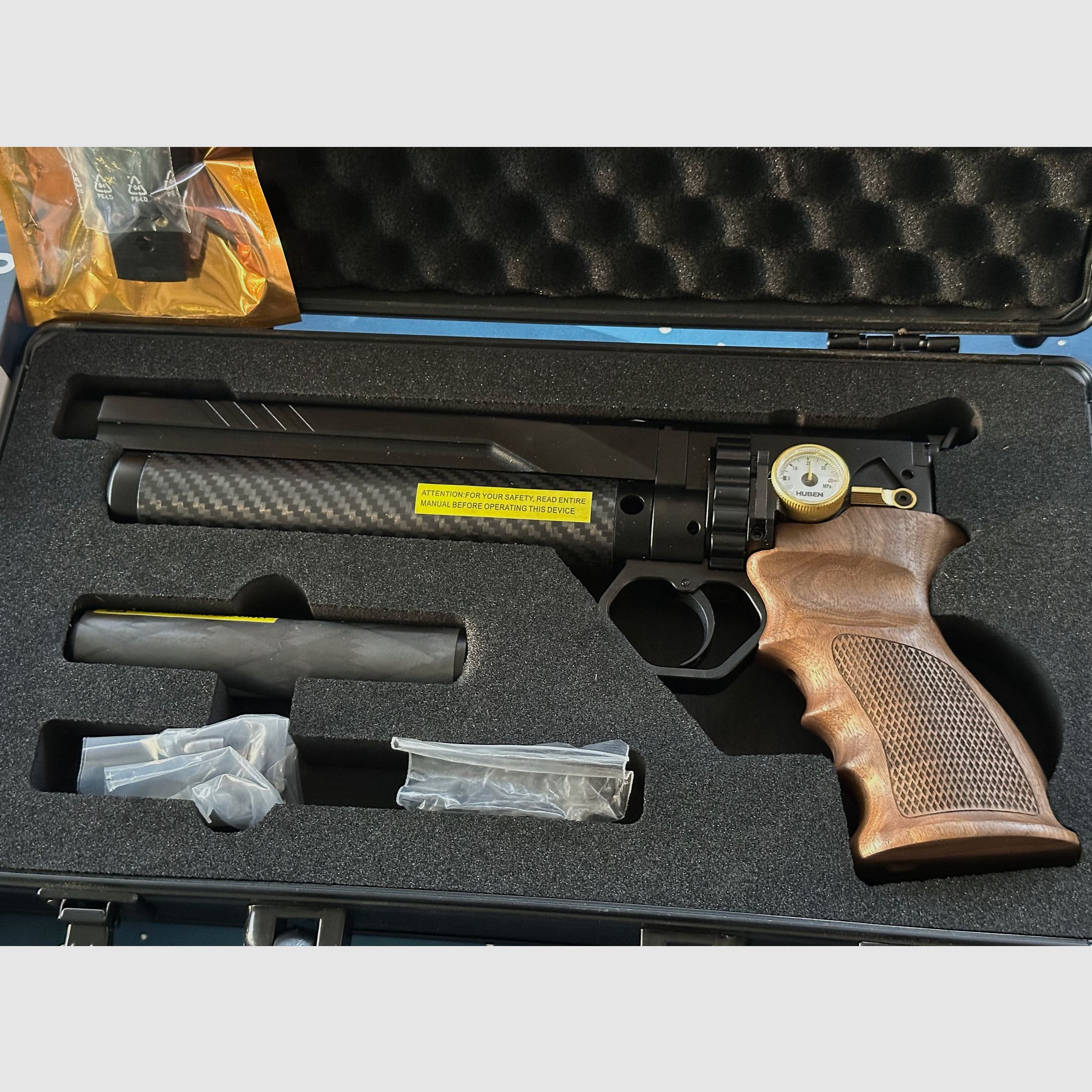 Huben GK1 air pistol (V3+) cal. .25 / 6.35 mm