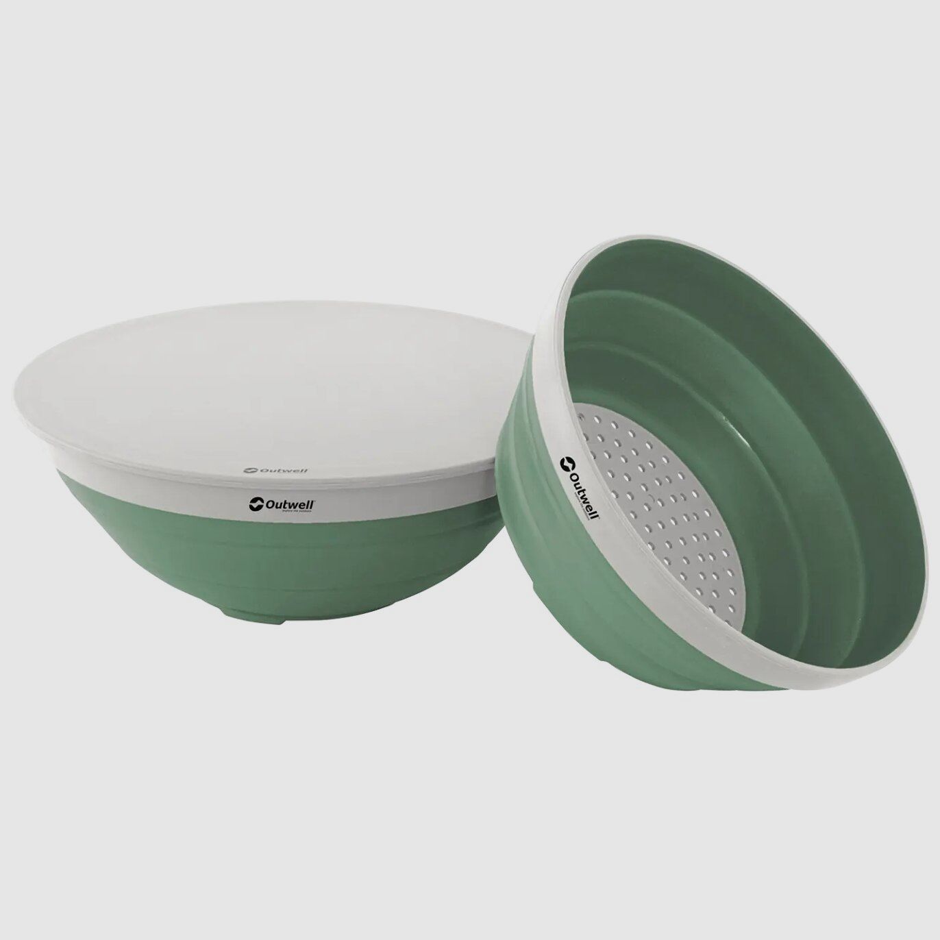 Set di Ciotola e Colino Pieghevole, Verde Scuro, immagine 4 di 15