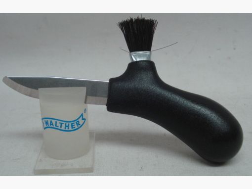 Pilzmesser integr. Pinsel - 6,3 cm Klinge