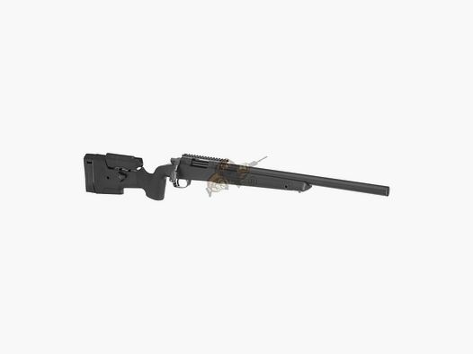Rifle de francotirador de cerrojo MLC-338 Edición Deluxe 165m/s libre a partir de 18 años -F- | Maple Leaf Negro