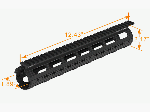 UTG PRO 12" Super Slim AR-15 Calciolo