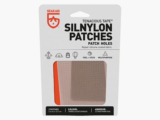 Gear Aid Gear Aid Tenacious Tape Sil-Nylon Patches semi-transparent 2 Stück