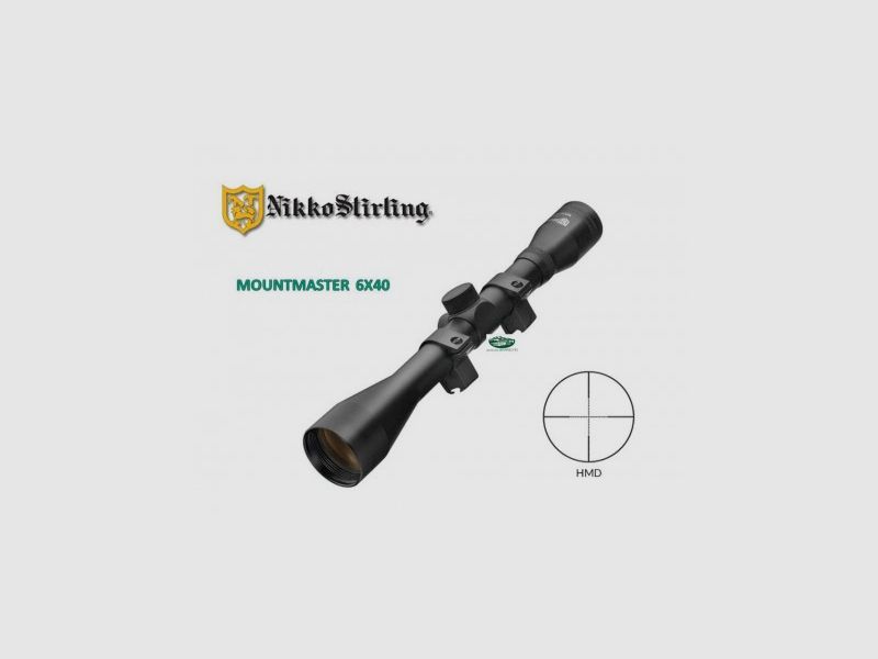 NIKKO STIRLING MOUNTMASTER 6x40 HMD mit Montage