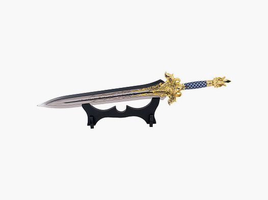 World of Warcraft Azeroth sword with table stand