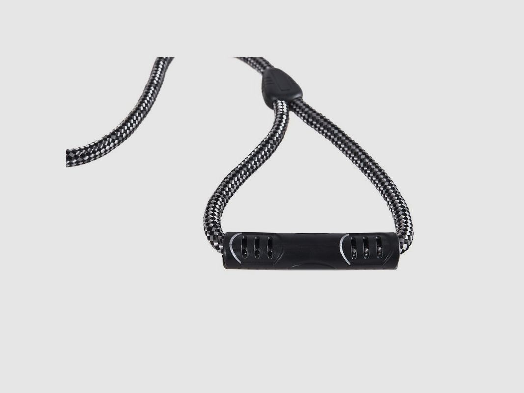 Guinzaglio per cani nero 130 cm, immagine 2 di 4