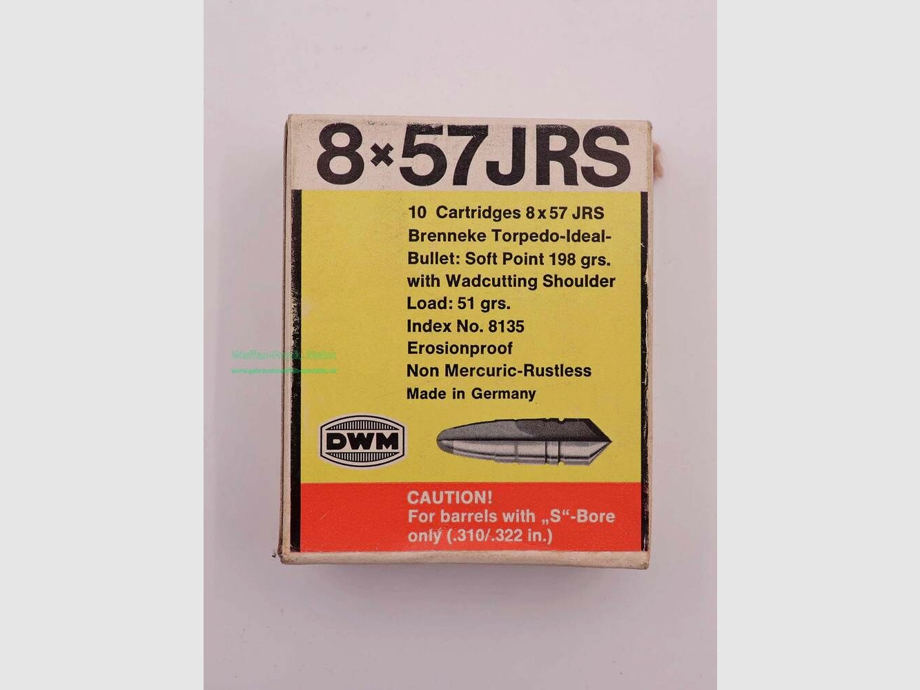 DWM, Berlin rifle cartridges 8x57JRS