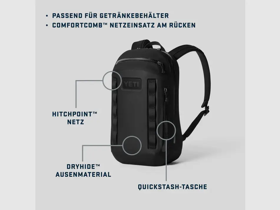 YETI® Rucksack Cayo™ 25L - Black, Bild 7 von 7