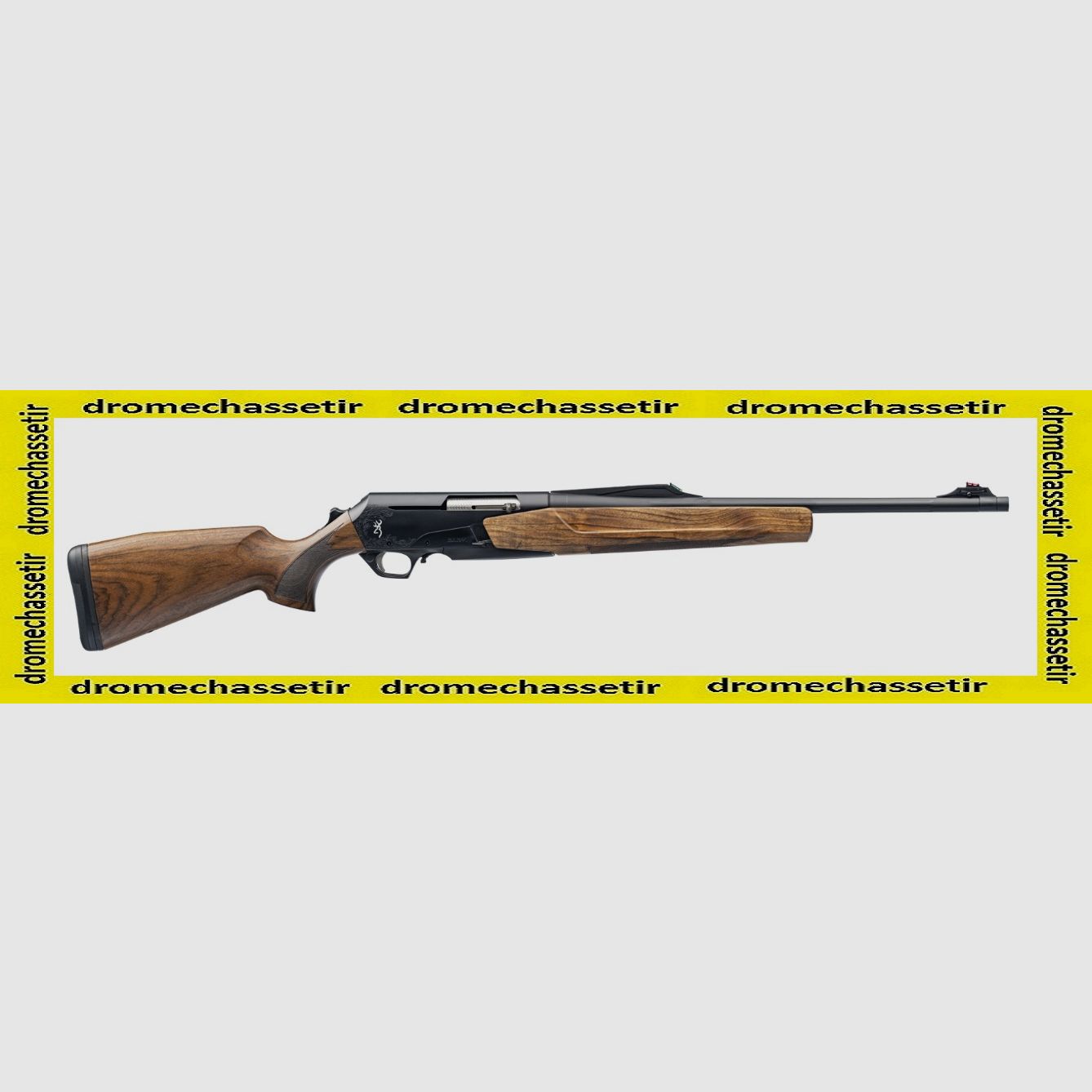 Browning Bar 4X Elite Bavarian GR2 bolt-action rifle with rib barrel 61cm cal. 300 win mag