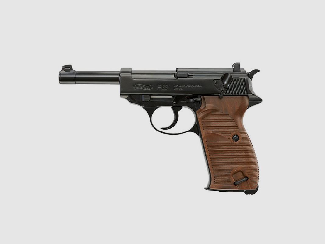 Pistole P38 Schwarz CO2 4,5mm Walther, Bild 1 von 2