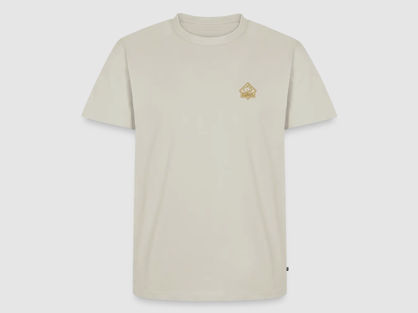 PUMA Herren Premium T-Shirt „Sharp Staff White Hunter"