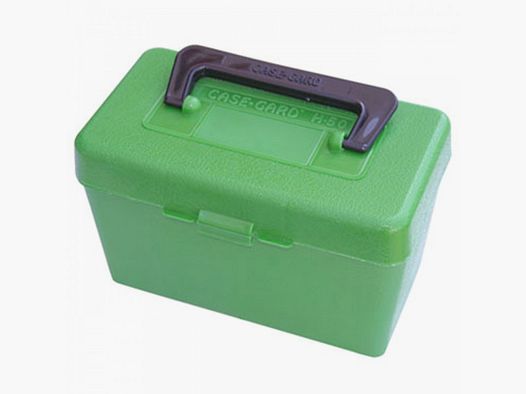 MTM Kiste für 50 Patronen mit Griff für .22-250 bis 8mm