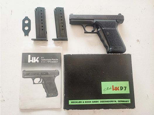 Heckler&Koch P7 PSP 9mm Luger mit Zubehör in OVP *neuwertig* HK - keine P7M8 P7M13