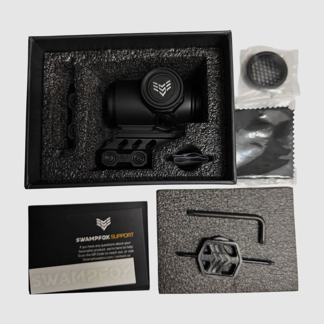 SWAMPFOX Raider 1x20 Microprisma con retícula BRC verde