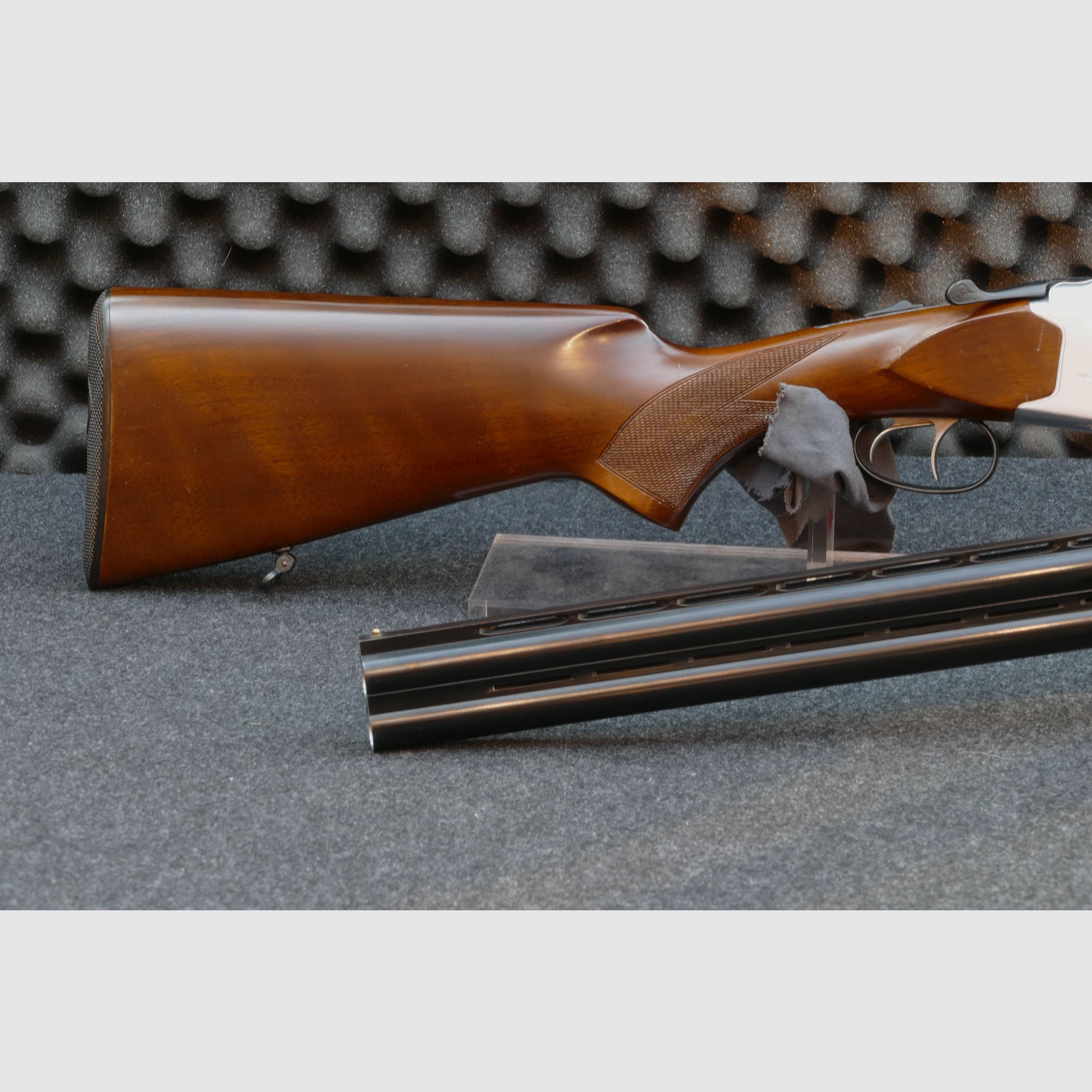 Luger – escopeta de doble cañón, cal. 12/70, perdigones de acero hasta 3,25 mm