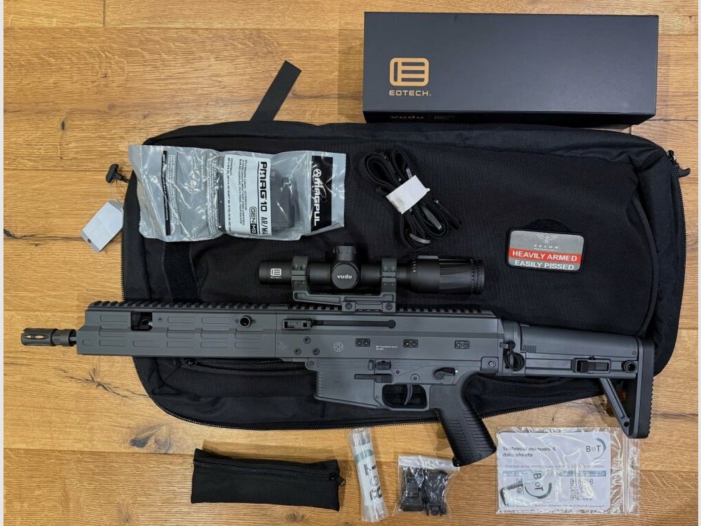 B&T AG (Brügger und Thomet) APC223 PRO, Carbine SPORT grau inkl. EOTECH Vudu 1-8x24