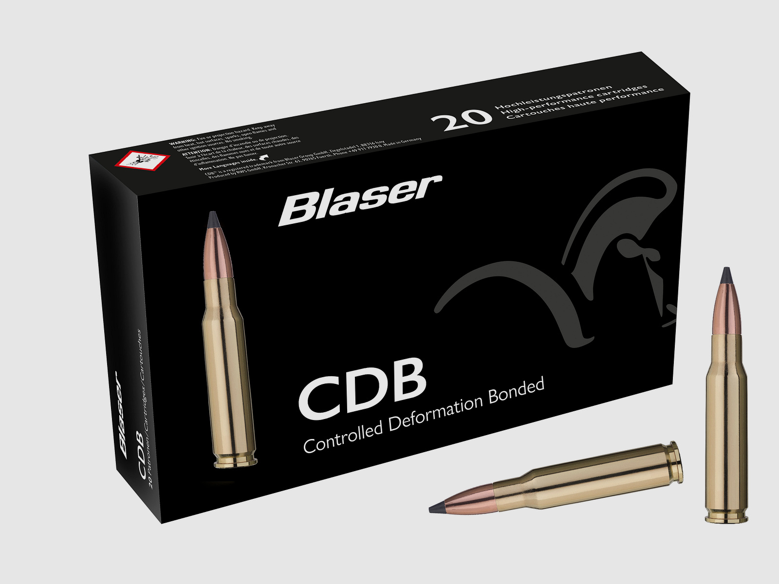 BLASER CDB .30 R Blaser (10,7 g · 165 gr · BC = 0,383) – Zuverlässige Wirkung bis 300 Meter