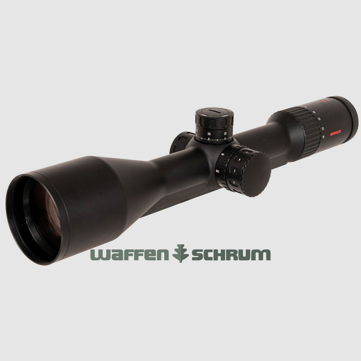 Minox RS-6 3-18x56 S BDC Abs. 4 bel. mit Schiene , in Originalkarton, mit Ballistikturm