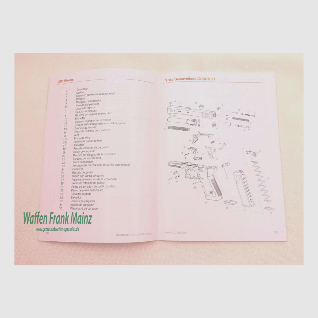 Glock - Austria Operating Instructions P 80