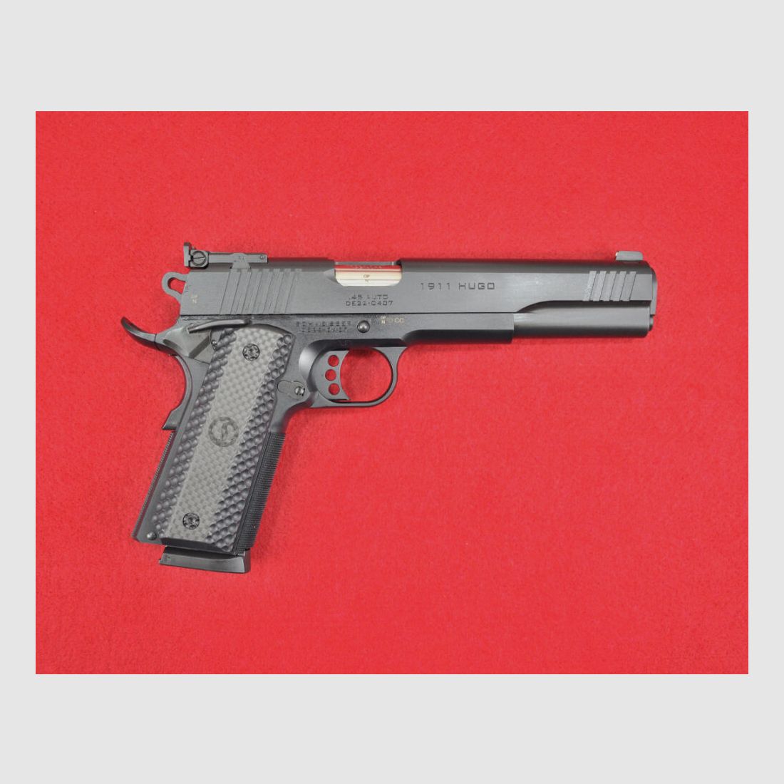 Schmeisser Hugo 1911 zwart 6" .45 Auto, afbeelding 3 van 3