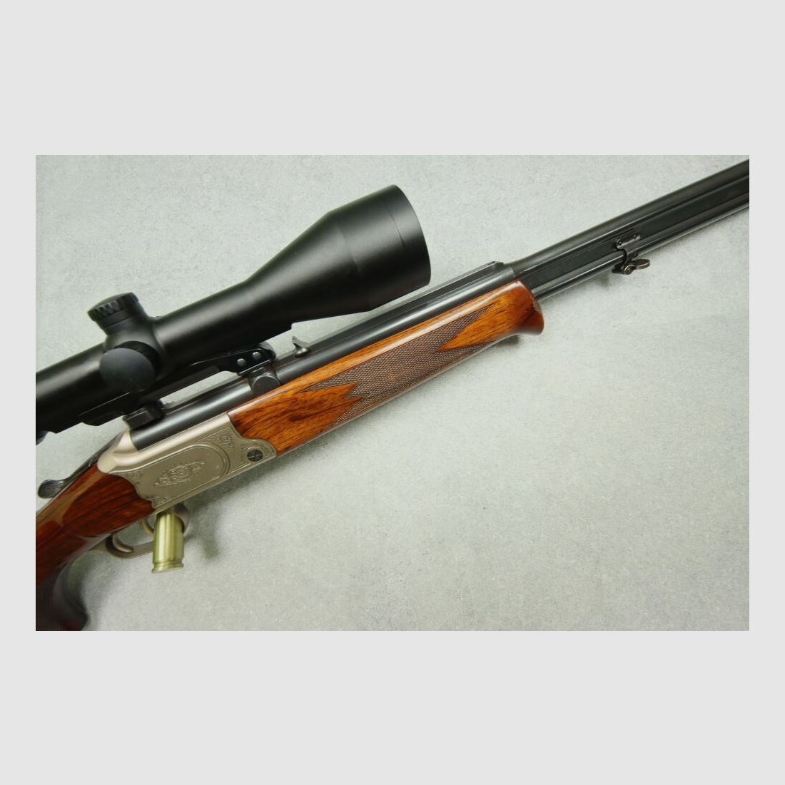 Merkel hand-spanner including Meopta ZF B4 double rifle mountain rifle