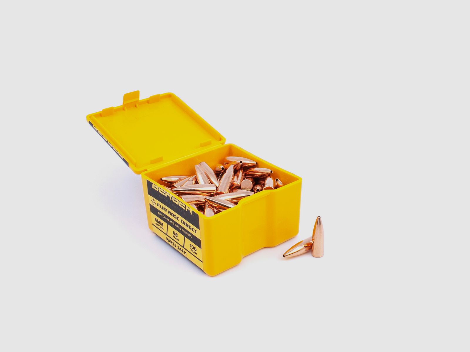 Berger Bullet 6mm/.243 FB Target 68GR 100 Pieces