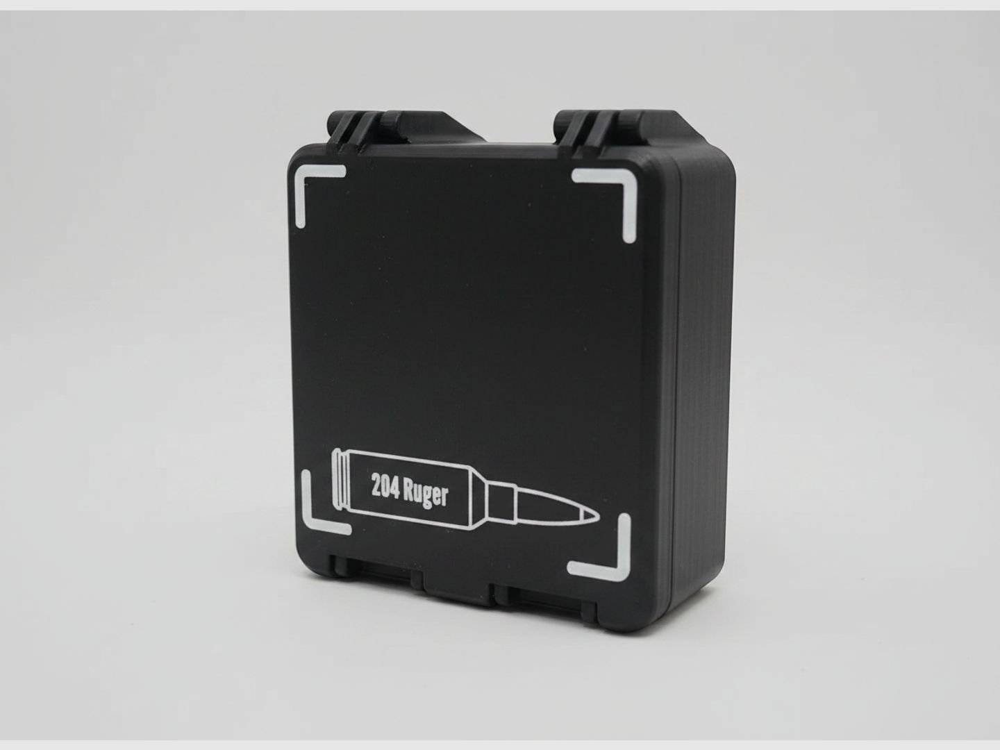 Filamelt Munitionsbox / 204 Ruger / 'Klapp- / Rastdeckel' / Patronenbox, Ammo Box