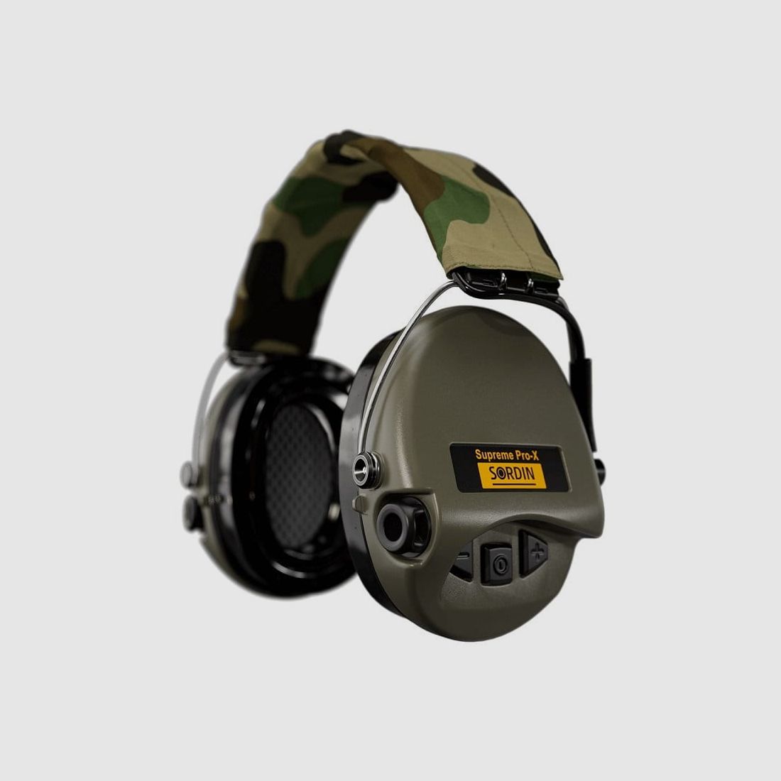 Sordin Supreme Pro X hearing protection with LED lamp