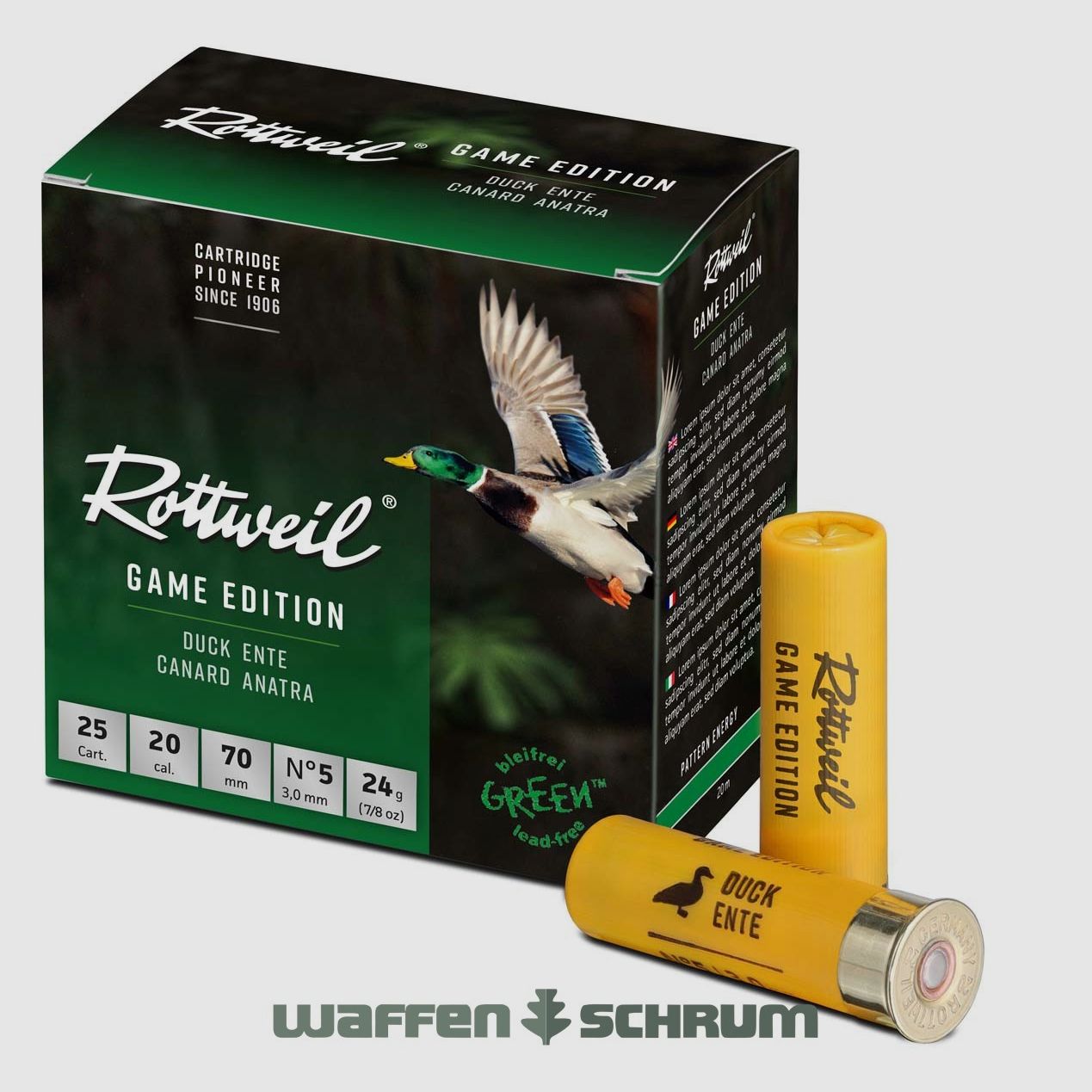 Rottweil 20/70 Game Edition Ente Steel 3,0mm - 24g