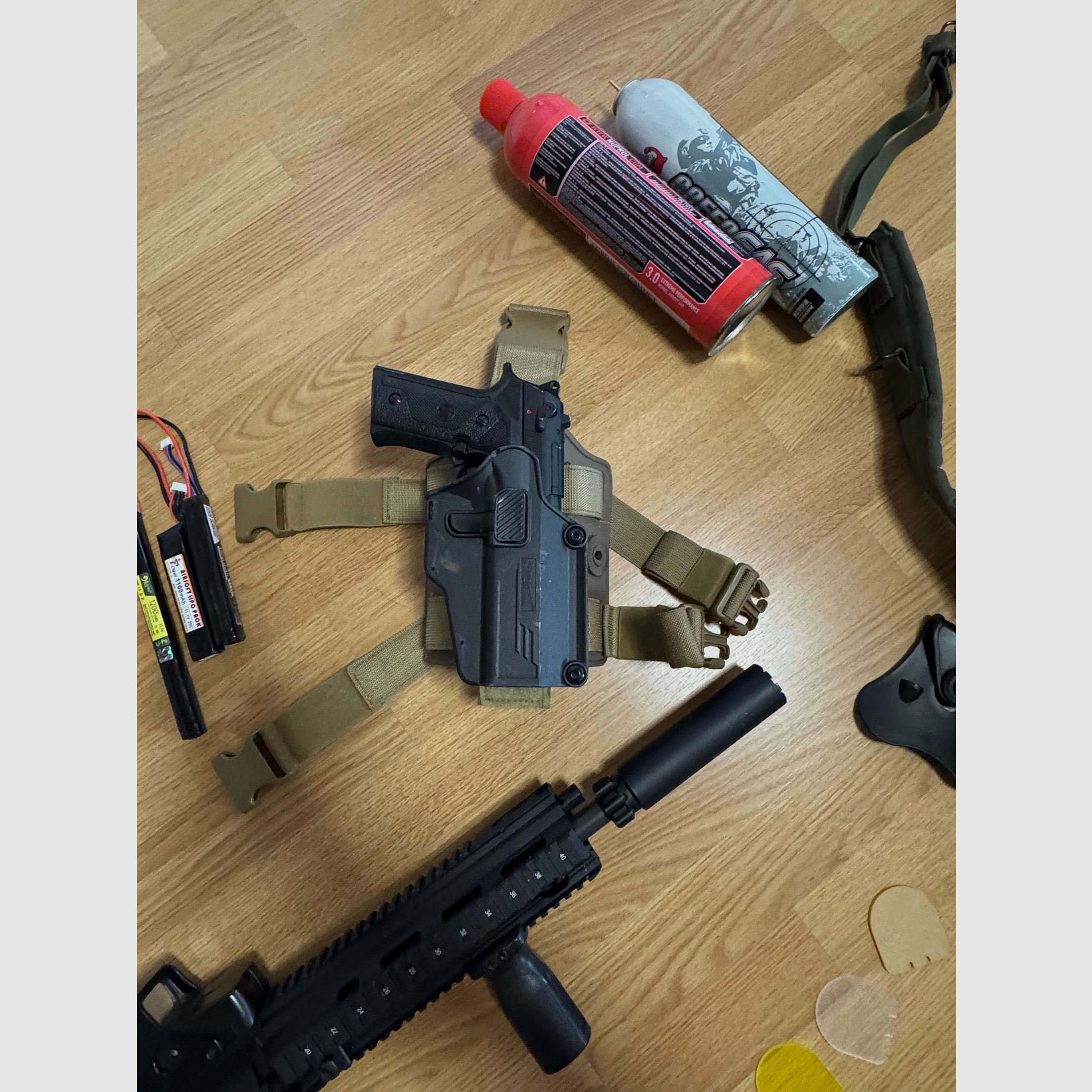HK416 S-AEG FULLL METALL Umarex & Beretta M9 Greengas Full Metall 
