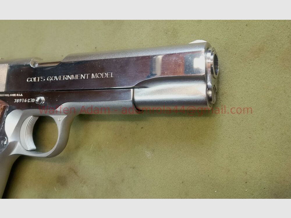 Colt MK IV/Serie`s 70 Government Nickel 1977