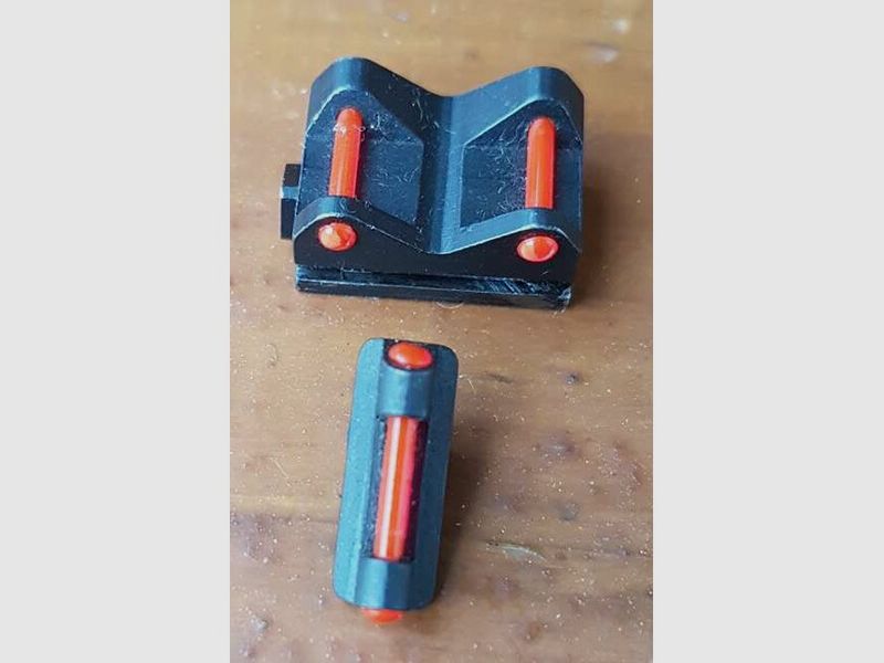 Fieberglasoptik Kimme/Korn für Walther P99 oder Walther PPQ