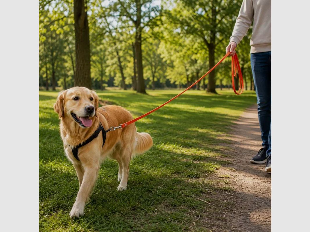 Longe pour chien 5m orange, image 1 sur 8