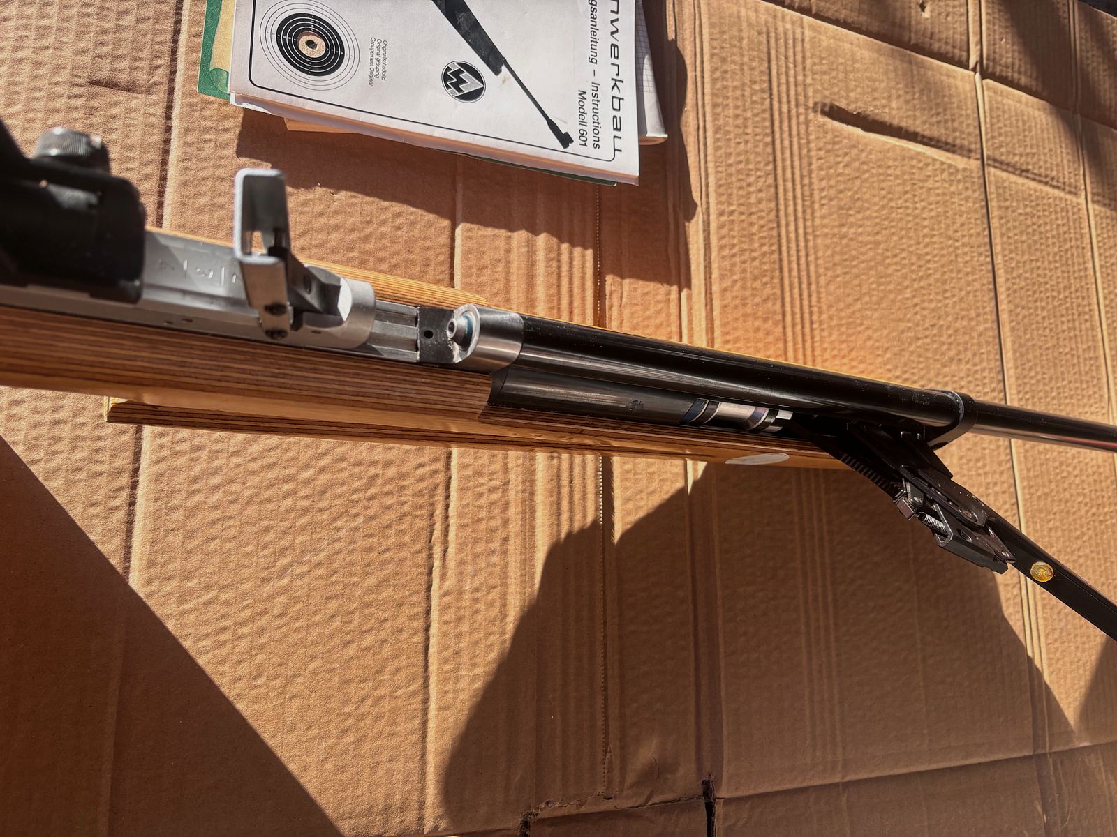 Fine work construction model 601 match air rifle/defective