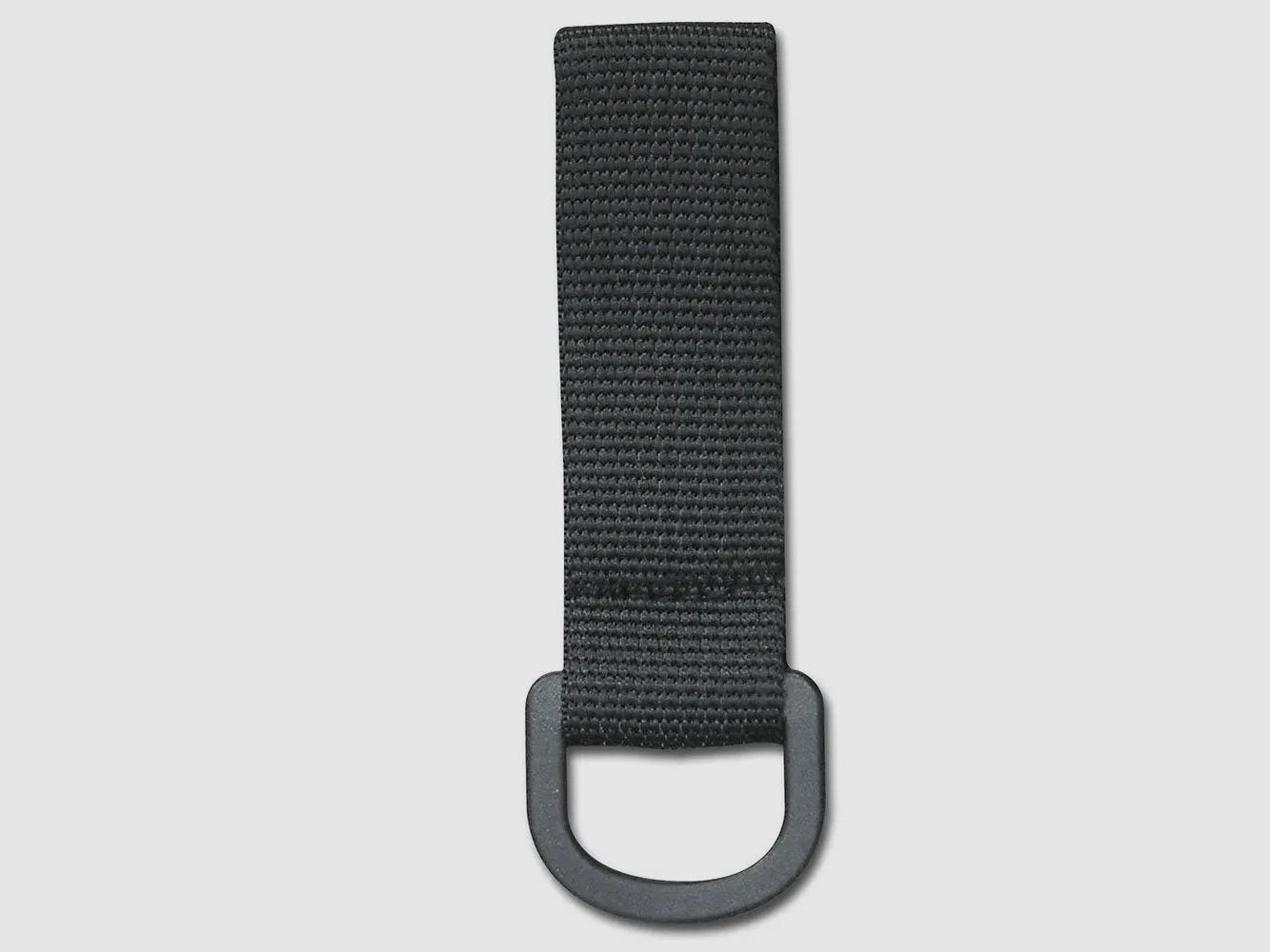 Heim Koppelschlaufe schwarz mit D-Ring