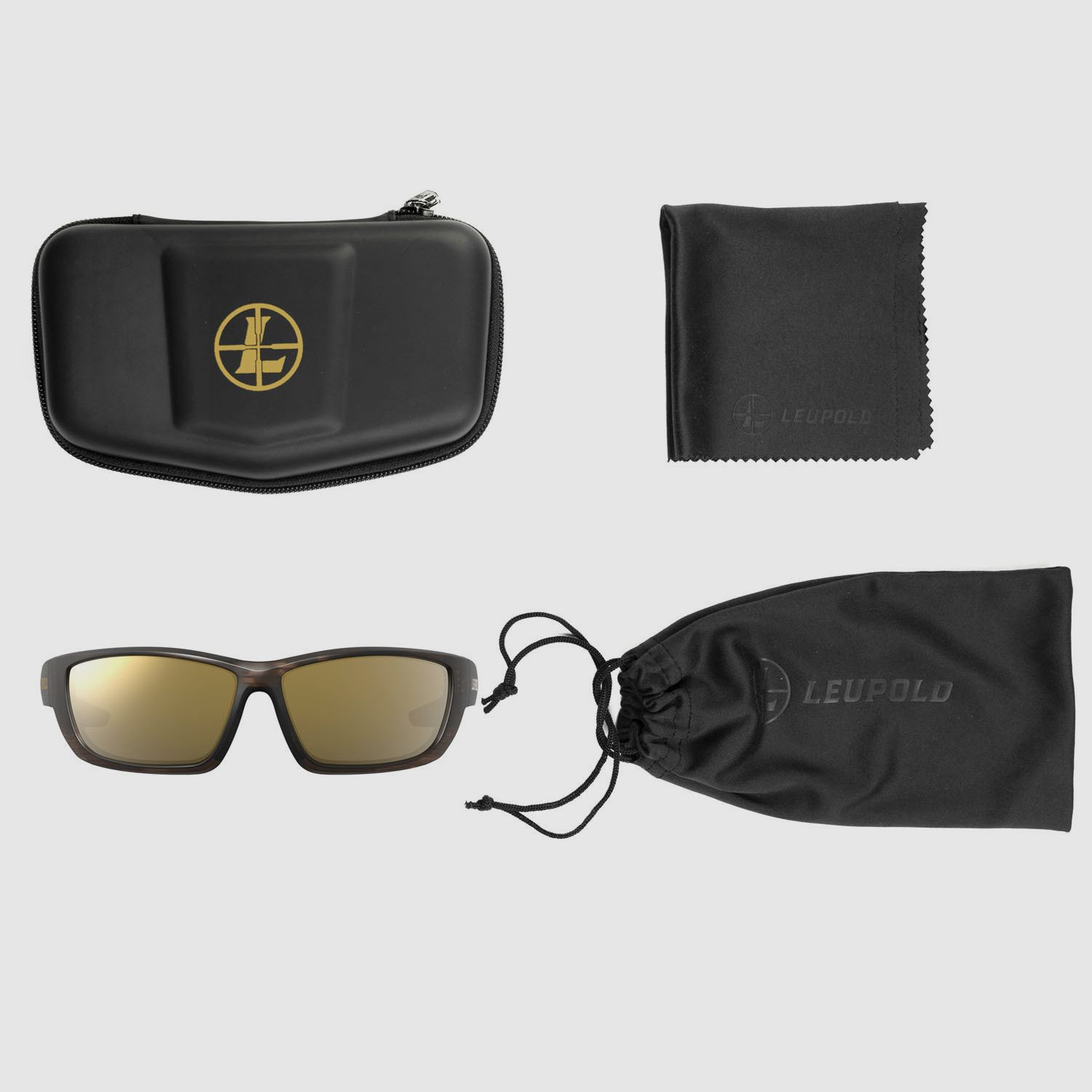 LEUPOLD CHEYENNE Brille – matte Schildkrötenfassung / bronzefarbene Spiegellinse, Bild 2 von 8