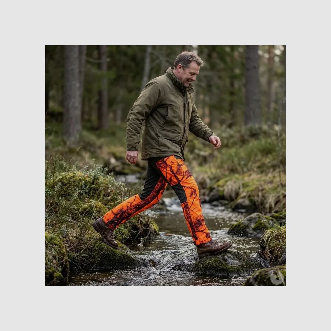 Treeland Maquisard camo orange Anti-Dornhosen, Bild 1 von 6