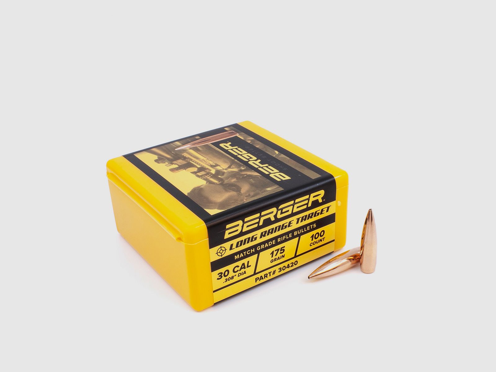 Berger Geschoss .30 Long Range BT Target 175GR 100 Stück