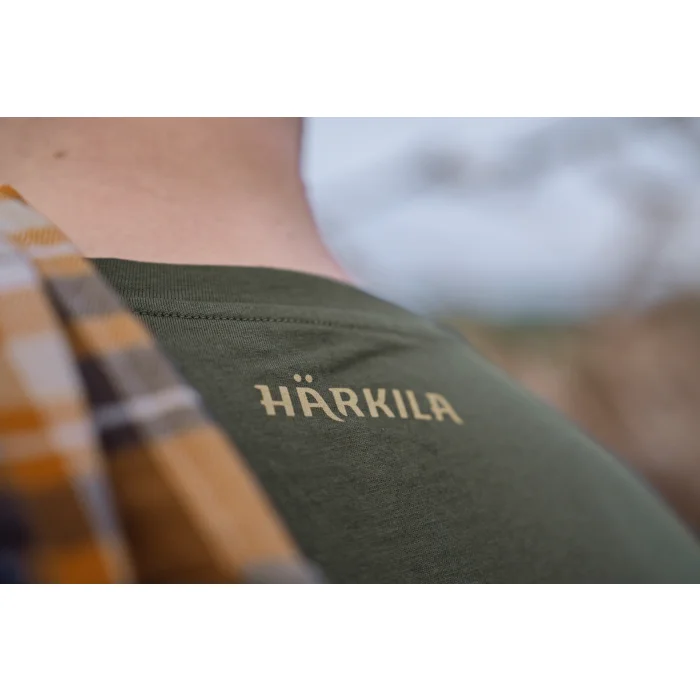 T-shirt HARKILA - Wildboar Logo S/S - Forest Night (112800076), image 4 of 6