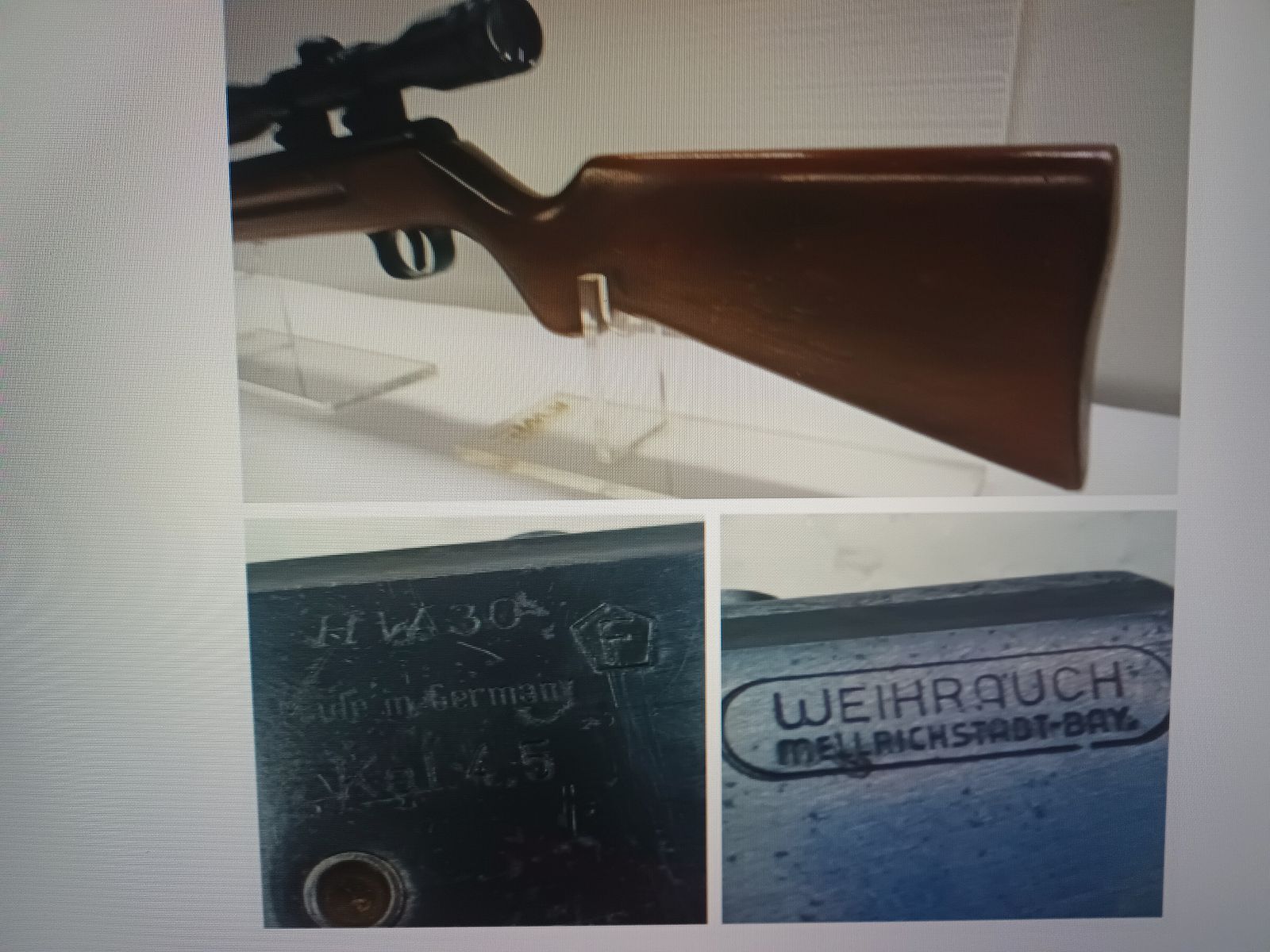 WEIHRAUCH HW30 Luftgewehr im Kal.4,5mm(.177) Diabolo + Zielfernrohr 25x32 , Bild 9 von 9