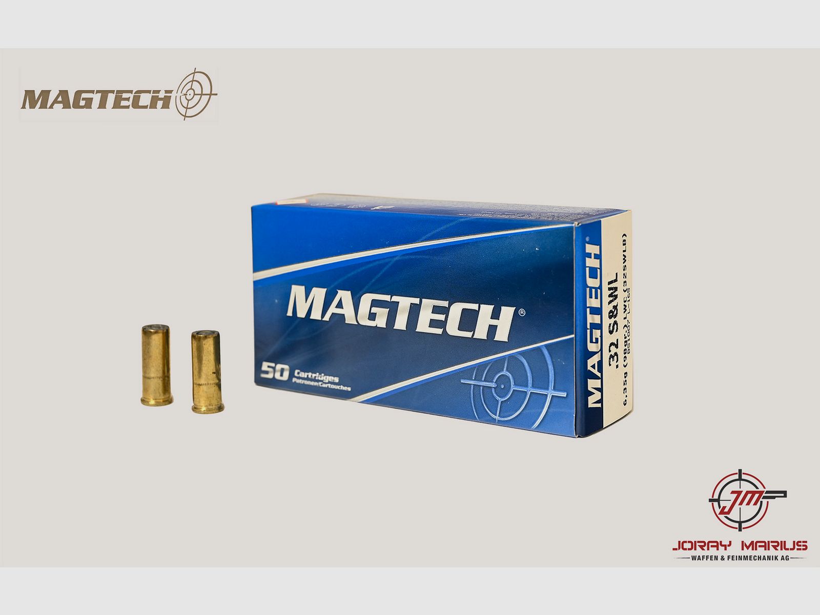 .32 S&W Long Magtech 6.35g 98gr LWC