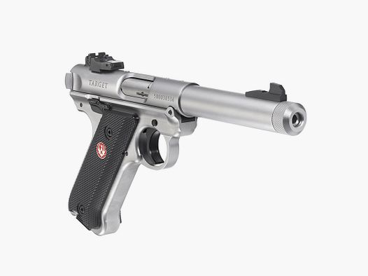 Ruger Mark IV Target 5,5" roestvrij staal kaliber .22lr 1/2"-28